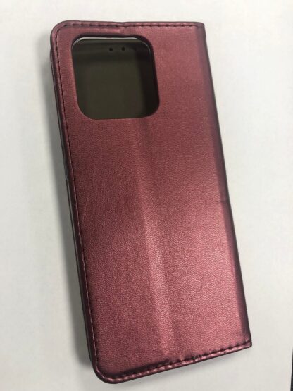 Honor 200 Smart (5G) / Honor X7c Leather Book kaitsekott veinipunane - Image 2