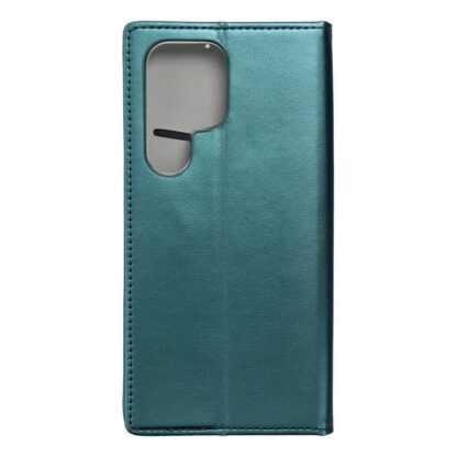 Samsung S25 Ultra (5G) / S938 Leather Book kaitsekott roheline - Image 3