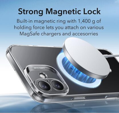 Apple Iphone 16 CamProtect Magsafe silikoonkaitse läbipaistev - Image 3
