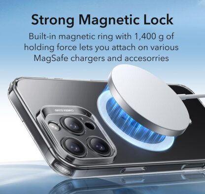 Apple Iphone 16 Pro CamProtect Magsafe silikoonkaitse läbipaistev - Image 2