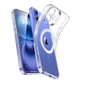 Apple Iphone 16 CamProtect Magsafe silikoonkaitse läbipaistev