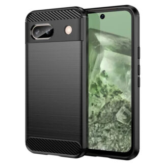 Google Pixel 8A Carbon silikoonkaitse must