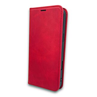 Samsung A56 (5G) / A566 Leather Nubuck kaitsekott punane