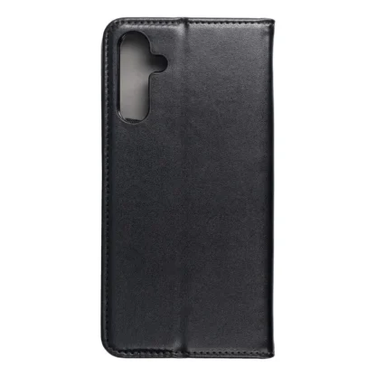 Samsung A56 (5G) / A566 Leather Magnet kaitsekott must - Image 3