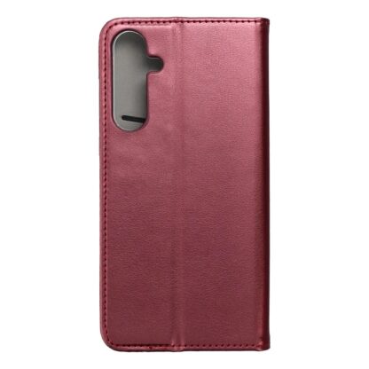 Samsung A36 (5G) / A366 Leather Magnet kaitsekott veinipunane - Image 4