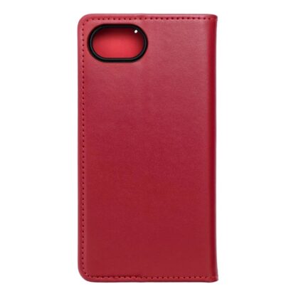 Apple Iphone 16e / SE (2025) LeatherMatt täisnahast kaitsekott punane - Image 3