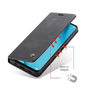 Xiaomi Redmi Note 12 (4G/5G) / Poco X5 (5G) Leather Elegance kaitsekott must