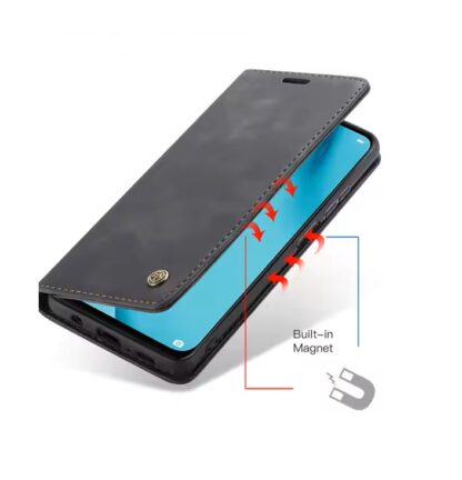 Xiaomi Redmi Note 12 (4G/5G) / Poco X5 (5G) Leather Elegance kaitsekott must