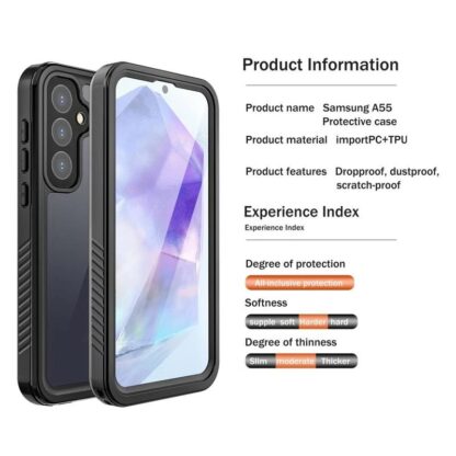 Samsung S25 / S931 Waterproof IP68 veekindel ümbris must - Image 6
