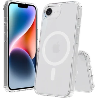 Apple Iphone 16e / Iphone SE (2025) Bumper Magsafe silikoonkaitse läbipaistev