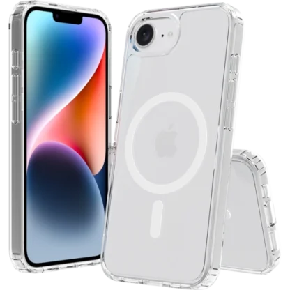 Apple Iphone 16e / Iphone SE (2025) Bumper Magsafe silikoonkaitse läbipaistev