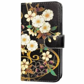 Samsung S25 Ultra / S938 Fancy Flowers kaitsekott pruun
