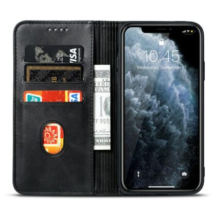 Apple Iphone 16e / Iphone SE (2025) Fancy Leather kaitsekott must - Image 2