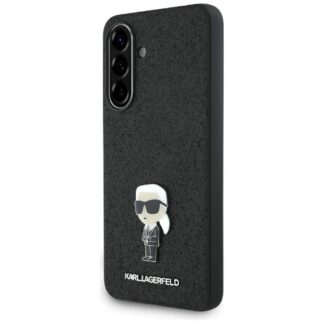 Samsung A56 (5G) / A566 Karl Lagerfeld Fixed Glitter Ikonik silikoonkaitse must