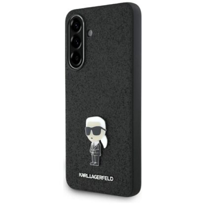 Samsung A56 (5G) / A566 Karl Lagerfeld Fixed Glitter Ikonik silikoonkaitse must
