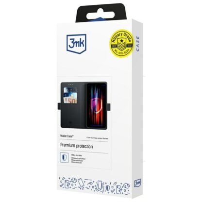 OnePlus 13 (5G) 3MK Book Wallet kaitsekott must / MIL-STD-810H - Image 5
