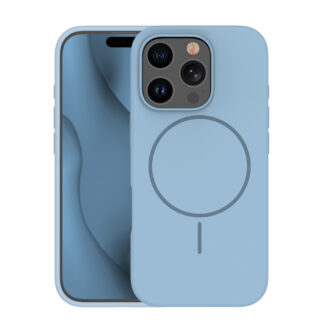 Apple Iphone 14 Pro Rubber Magsafe silikoonkaitse helesinine
