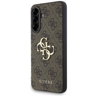 Samsung A36 (5G) / A366 Guess HC 4G PU Big Logo silikoonkaitse pruun