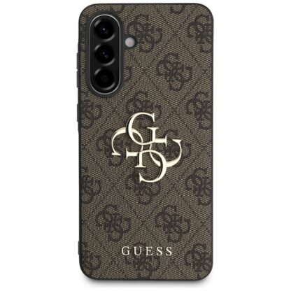 Samsung A56 (5G) / A566 Guess HC 4G PU Big Logo silikoonkaitse pruun - Image 2