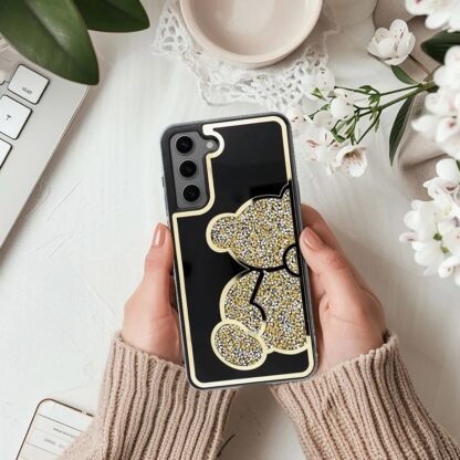 Samsung A56 (5G) / A566 Teddy silikoonkaitse kuldne - Image 4