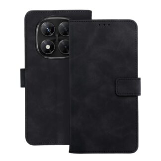 Xiaomi Redmi Note 14 Pro (5G) / Redmi Note 14 Pro Plus (5G) / Poco X7 (5G) Leather Nubuck kaitsekott must