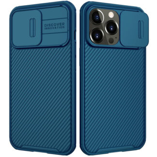 Apple IPhone 13 Pro Nillkin CamShield Pro Magsafe silikoonkaitse sinine