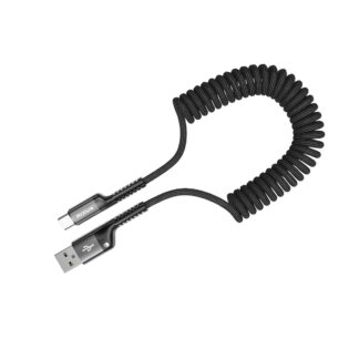 Autolaadija vedrukaabel / Type-A to Type-C / 20W / 1 meetrine