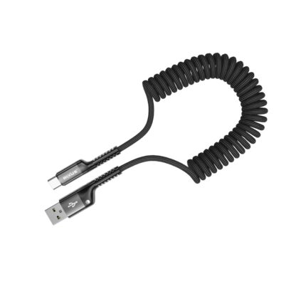 Autolaadija vedrukaabel / Type-A to Type-C / 20W / 1 meetrine