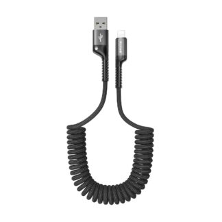 Autolaadija vedrukaabel / Type-A to Lightning / 20W / 1 meetrine