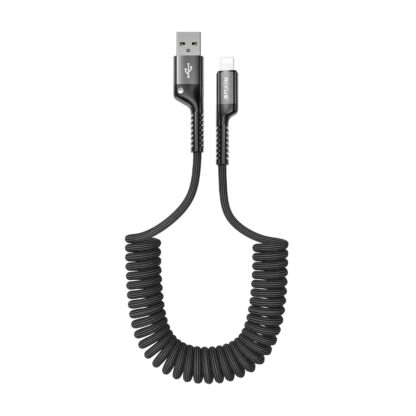 Autolaadija vedrukaabel / Type-A to Lightning / 20W / 1 meetrine