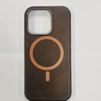 Apple Iphone 15 Pro Leather Pro Magsafe kõvakate pruun