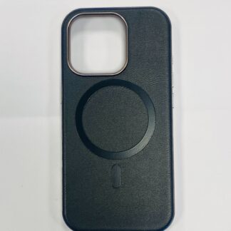 Apple Iphone 15 Pro Leather Pro Magsafe kõvakate must