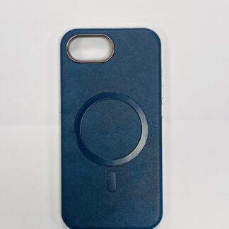 Apple Iphone 16E Leather Pro Magsafe kõvakate tumesinine