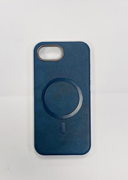 Apple Iphone 16E Leather Pro Magsafe kõvakate tumesinine