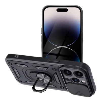 Apple Iphone 16 Pro Max Armor Slide kõvakorpus must - Image 2
