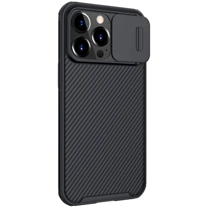 Apple IPhone 13 Pro Nillkin CamShield Pro Magsafe silikoonkaitse must - Image 2