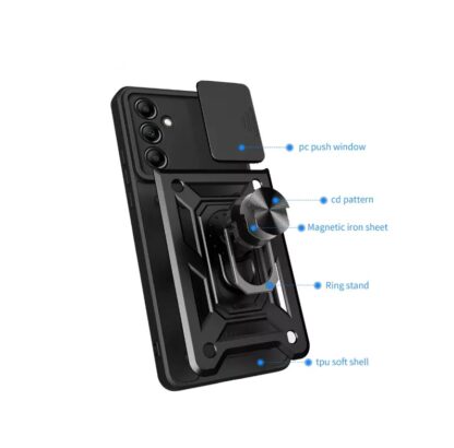 Samsung A16 (4G) / A16 (5G) Armor Slide kõvakorpus must - Image 4