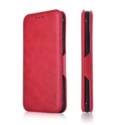 Samsung A36 (5G) / A366 Leather Elegance kaitsekott punane
