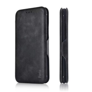 Samsung A56 (5G) / A566 Leather Elegance kaitsekott must