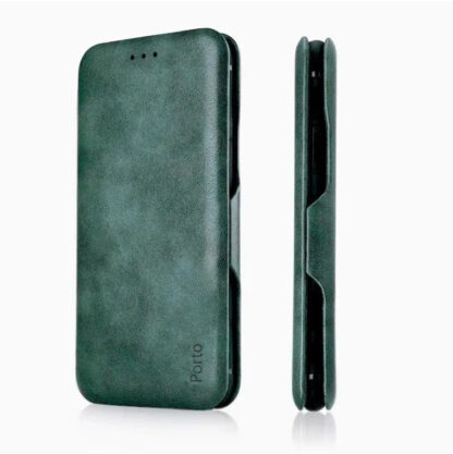 Samsung A36 (5G) / A366 Leather Elegance kaitsekott roheline