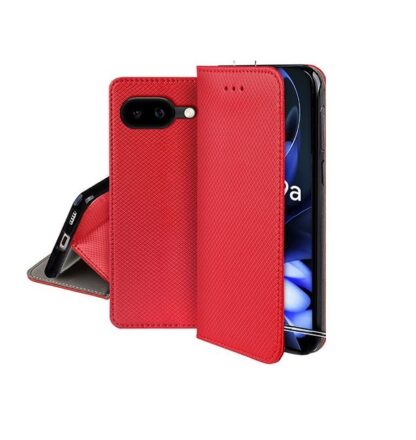 Google Pixel 9A Smart Magnet kaitsekott punane