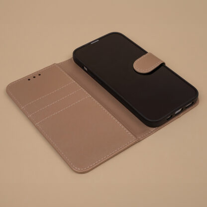 Apple Iphone 16e / Iphone SE (2025) Fancy Leather kaitsekott kuldne - Image 3