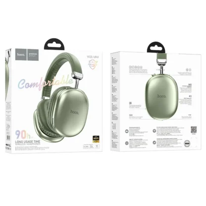 Hoco W35 MAX Bluetooth / ANC / Hi-Fi / 90H muusikat / juhtmevabad klapid / rohelised - Image 3