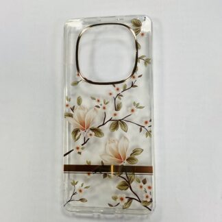 Xiaomi Redmi Note 14 Pro (5G) / Poco X7 (5G) Flower silikoonkaitse läbipaistev