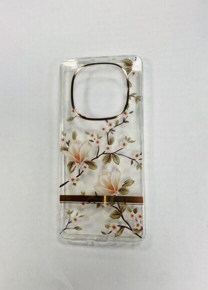 Xiaomi Redmi Note 14 Pro (5G) / Poco X7 (5G) Flower silikoonkaitse läbipaistev