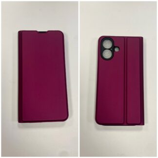 Apple Iphone 16 Smart Premium kaitsekott veinipunane