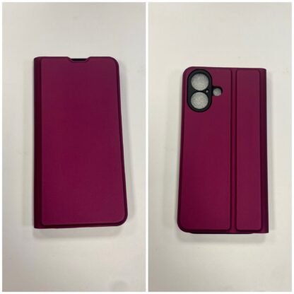 Apple Iphone 16 Smart Premium kaitsekott veinipunane