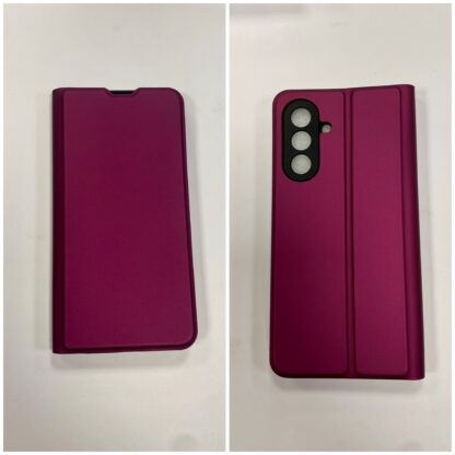 Samsung A34 (5G) / A346 Smart Premium kaitsekott veinipunane