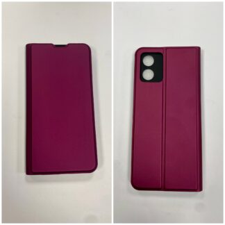Motorola Moto E13 Smart Premium kaitsekott veinipunane