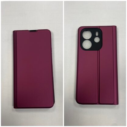 Xiaomi Redmi Note 13 Pro Plus (5G) Smart Premium kaitsekott veinipunane